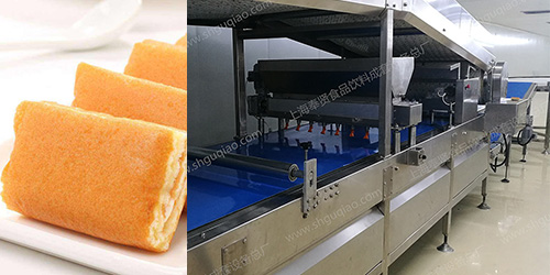 Cut cake production line