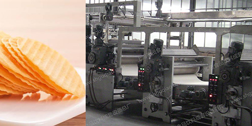 Composite baked potato chips production line